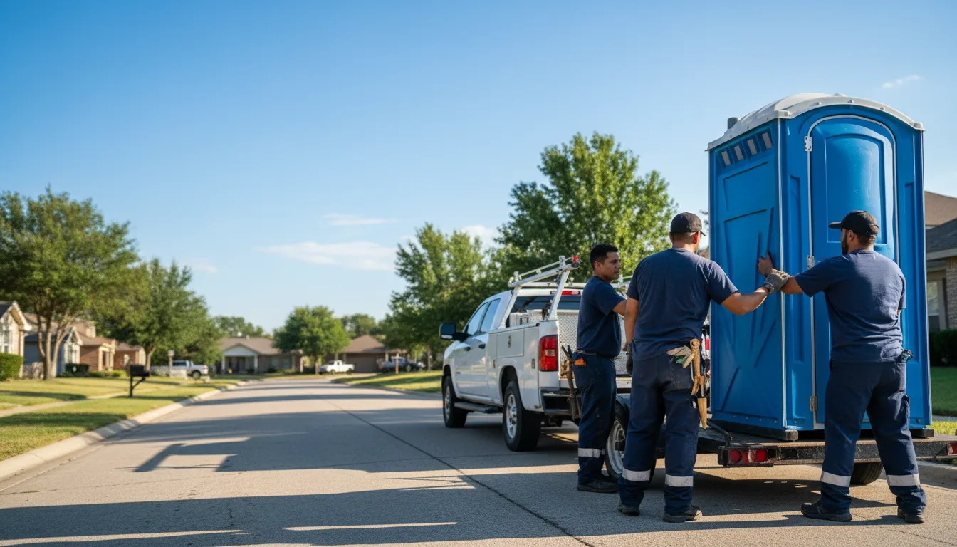 Portable Toilet Rental in Oakford, IL near me